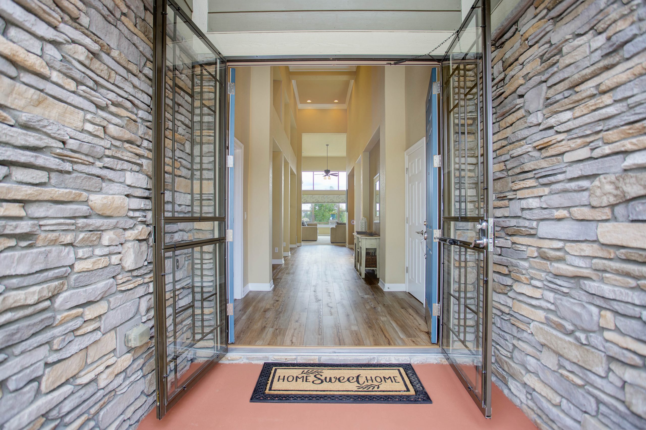 Welcoming entry of a McFall Draheim Group represented home